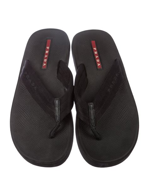 prada flip flops men's.